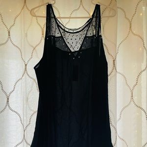 Torrid studded mesh tank